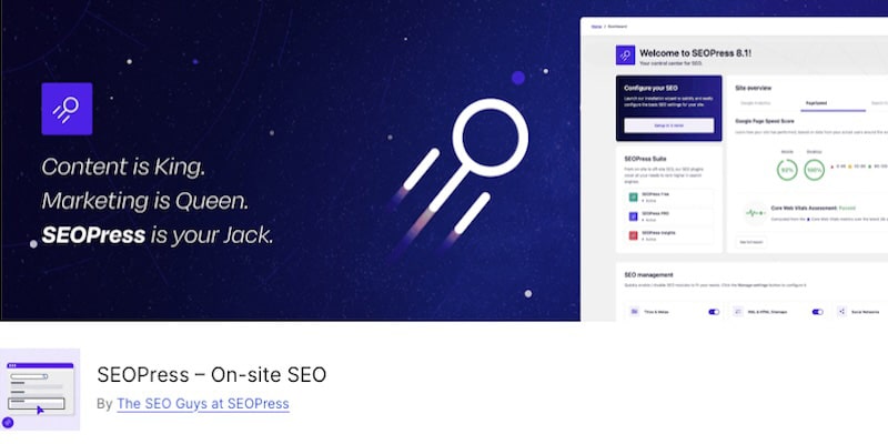 SEOPress - SEO en el sitio web